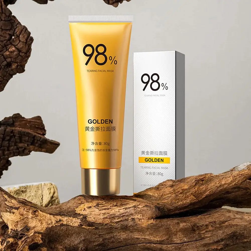 Gold Peel off Face Mask Gentle Oil Control Face Mask Moisturizing Purify Pores Facial Mask Removes Dirt Tearing Mask Skin Care