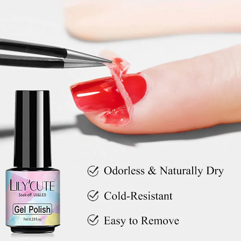 LILYCUTE Nail Art Peel Off Latex Liquid Tape Glue Protect Nail Polish Varnish Anti-Overflow Latex Skin Care Nail Tools