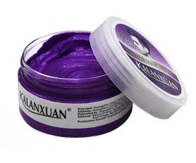 9 Color Hair Colors Wax Dye Temporary Molding Paste 8 Color Blue Burgundy Grandma Gray Green Hairs Dye Wax Mud Styling Pomade