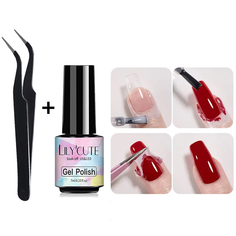 LILYCUTE Nail Art Peel Off Latex Liquid Tape Glue Protect Nail Polish Varnish Anti-Overflow Latex Skin Care Nail Tools