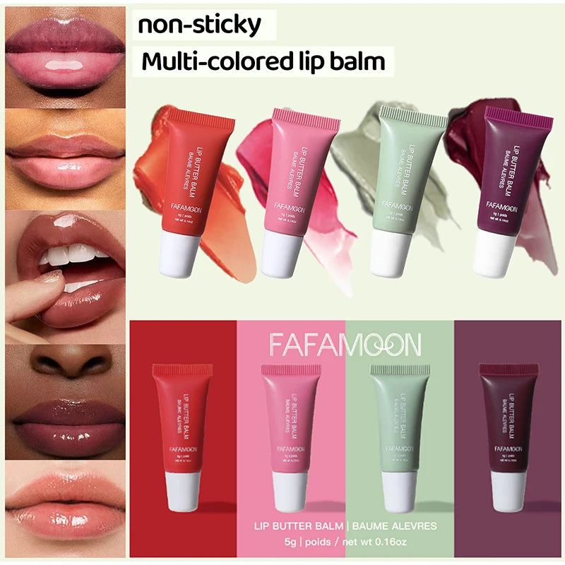 Summer Lip Moisturizing Lip Balm Care Set Lip Balm Smoothing Lip Lines Lasting Nourishment For Women Daily Care Makeup Lip Care
