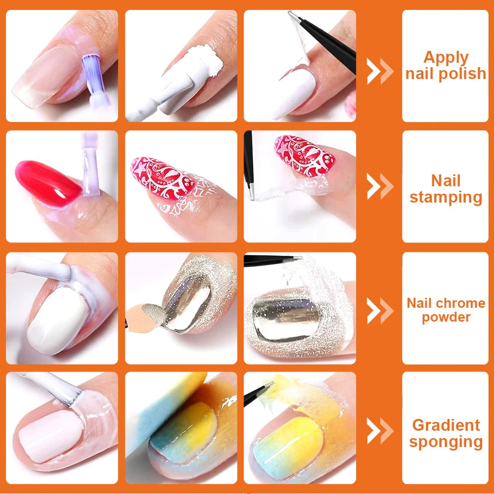8ml Nail Peel Off Liquid Anti-Overflow Glue Edge Latex Tape, Peel OffCuticle Guard Nails Finger Lacquer Protector, Nail Polish