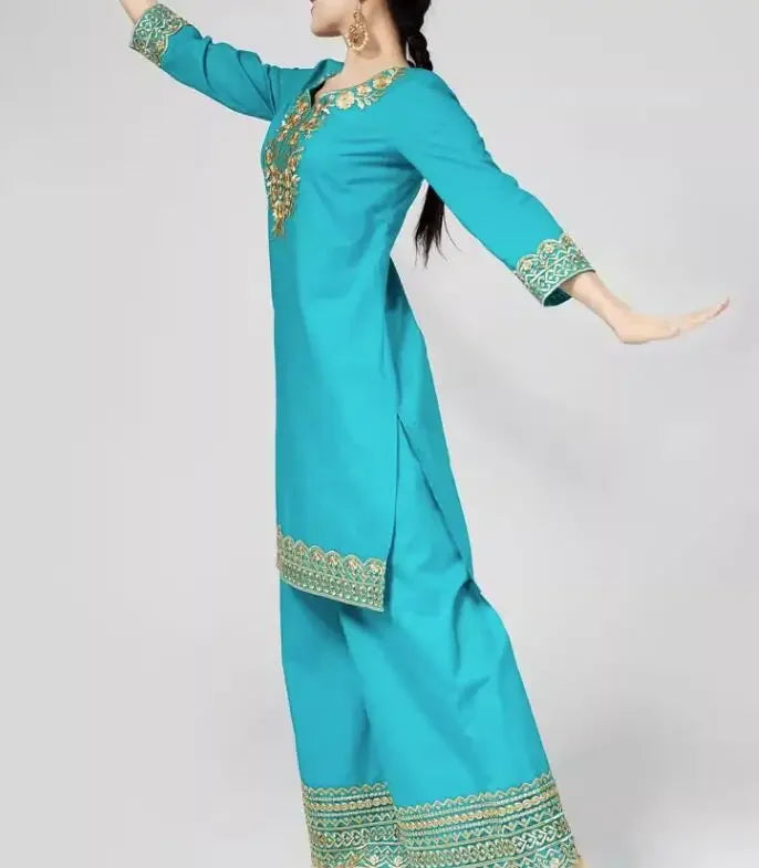 Indian traditional dress Punjab Buicourt long gown Pakistan Nepal