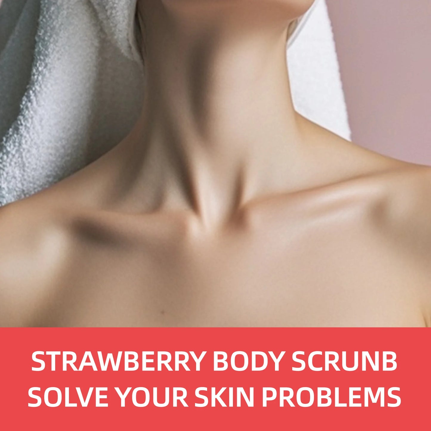 Séfralls Strawberry Body Scrub 150g Exfoliating & Hydrating Body Scrub, Sugar Scrub, Moisturize Smooth Cleansing Skin