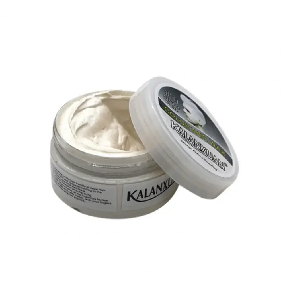9 Color Hair Colors Wax Dye Temporary Molding Paste 8 Color Blue Burgundy Grandma Gray Green Hairs Dye Wax Mud Styling Pomade