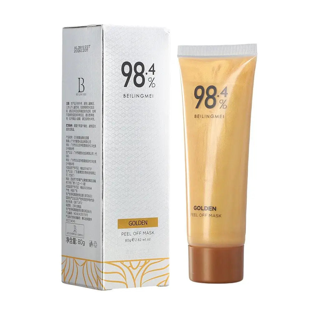 Gold Peel off Face Mask Gentle Oil Control Face Mask Moisturizing Purify Pores Facial Mask Removes Dirt Tearing Mask Skin Care
