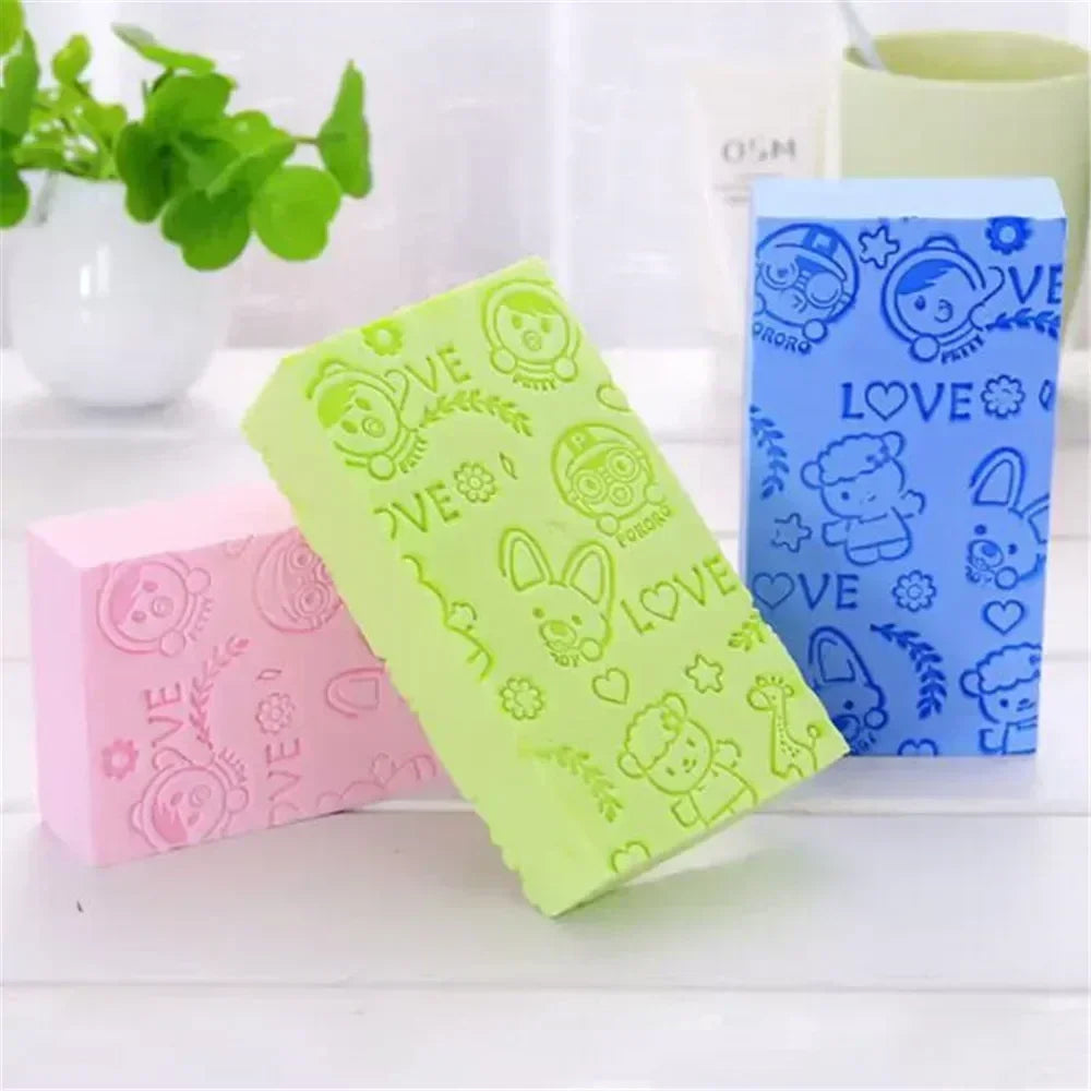 Exfoliating Scrub Shower Brush Soft Body Scrubber Bath Sponge Body Scrub Exfoliator Skin Cleaner Dead Skin Remover Bathing