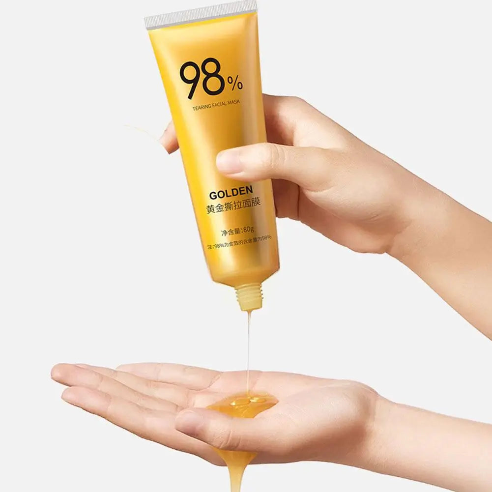 Gold Peel off Face Mask Gentle Oil Control Face Mask Moisturizing Purify Pores Facial Mask Removes Dirt Tearing Mask Skin Care