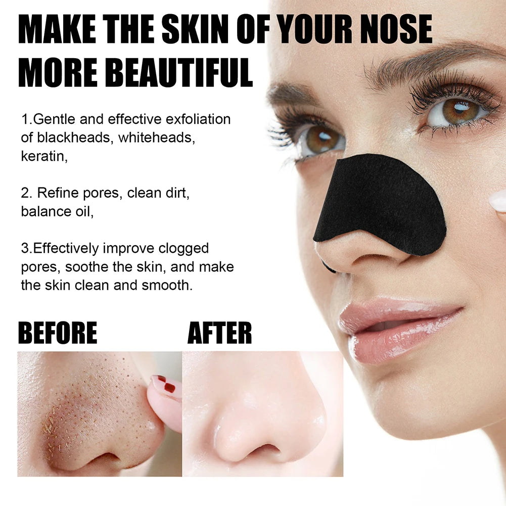 Peel Off Blackheads Remove Plaster Nose Strips Pull Black Mask for Women Beauty