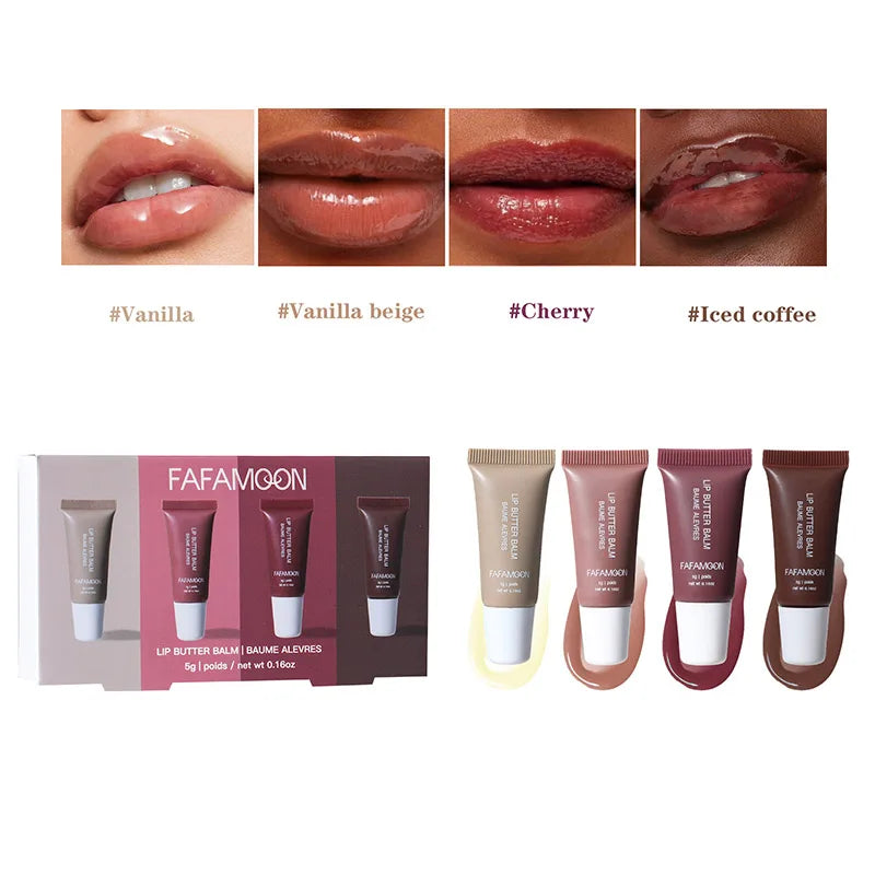 Summer Lip Moisturizing Lip Balm Care Set Lip Balm Smoothing Lip Lines Lasting Nourishment For Women Daily Care Makeup Lip Care