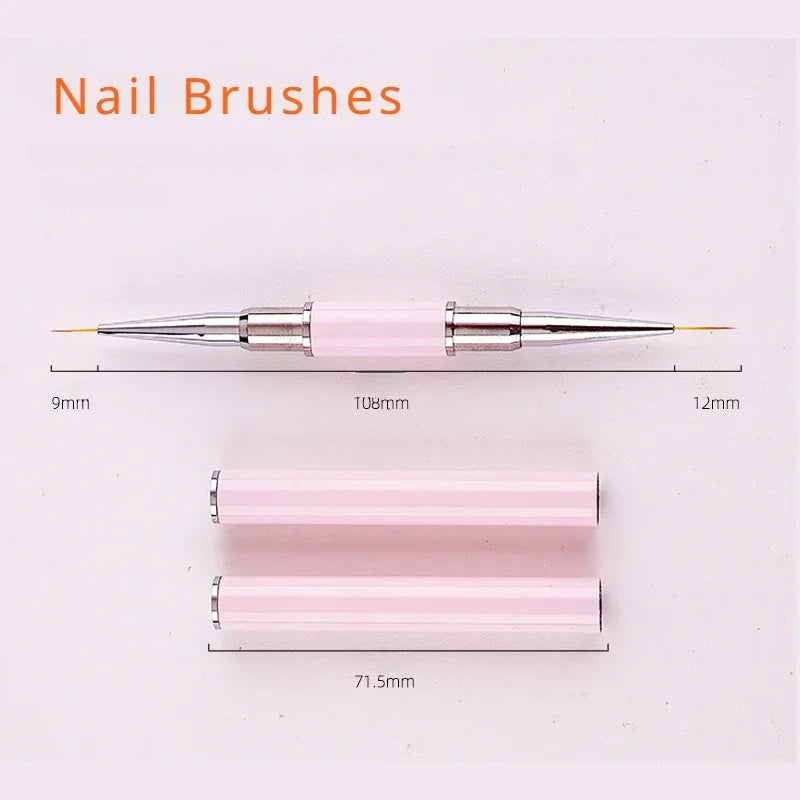 Nail Art Brush Professional Thin Liner for Manicure Decoration Brushes Set Nails Paint Uv Gel Acrylic Decorating Brushes Tools