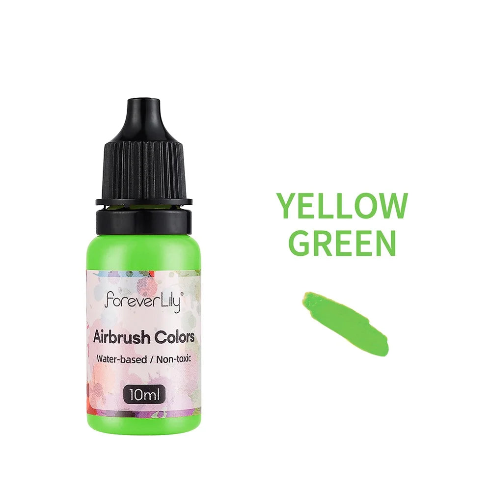 12pcs Nail Polish Paint Airbrush Nail Ink Use For Airbrush Spray Gun Color Painting Stencil Making Hollow Pattern Nail Art Tools