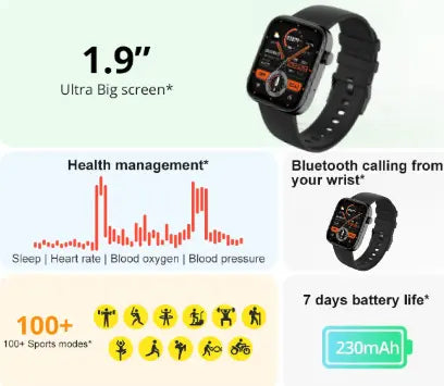 NNEOBA Voice-Activated Smartwatch for Men and Women NNEOBA