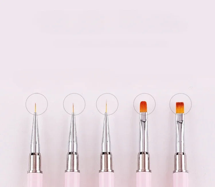 Nail Art Brush Professional Thin Liner for Manicure Decoration Brushes Set Nails Paint Uv Gel Acrylic Decorating Brushes Tools