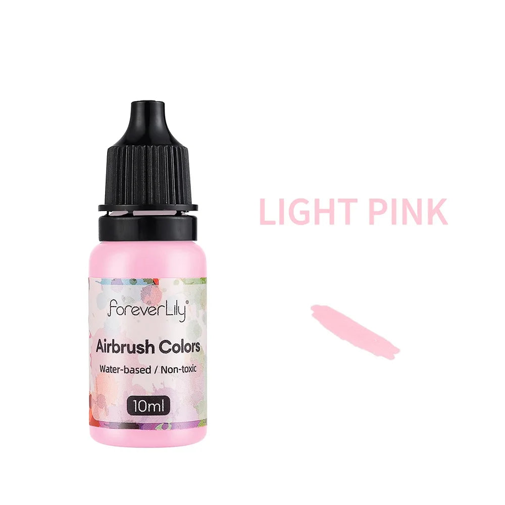 12pcs Nail Polish Paint Airbrush Nail Ink Use For Airbrush Spray Gun Color Painting Stencil Making Hollow Pattern Nail Art Tools