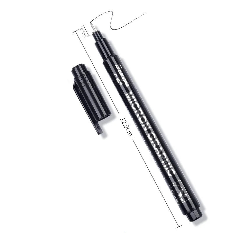 Nail Art Paintbrush With Ultra-fine Drawing Lines Edges Quick Drying Waterproof Acrylic Marker Pen Graffiti Pen