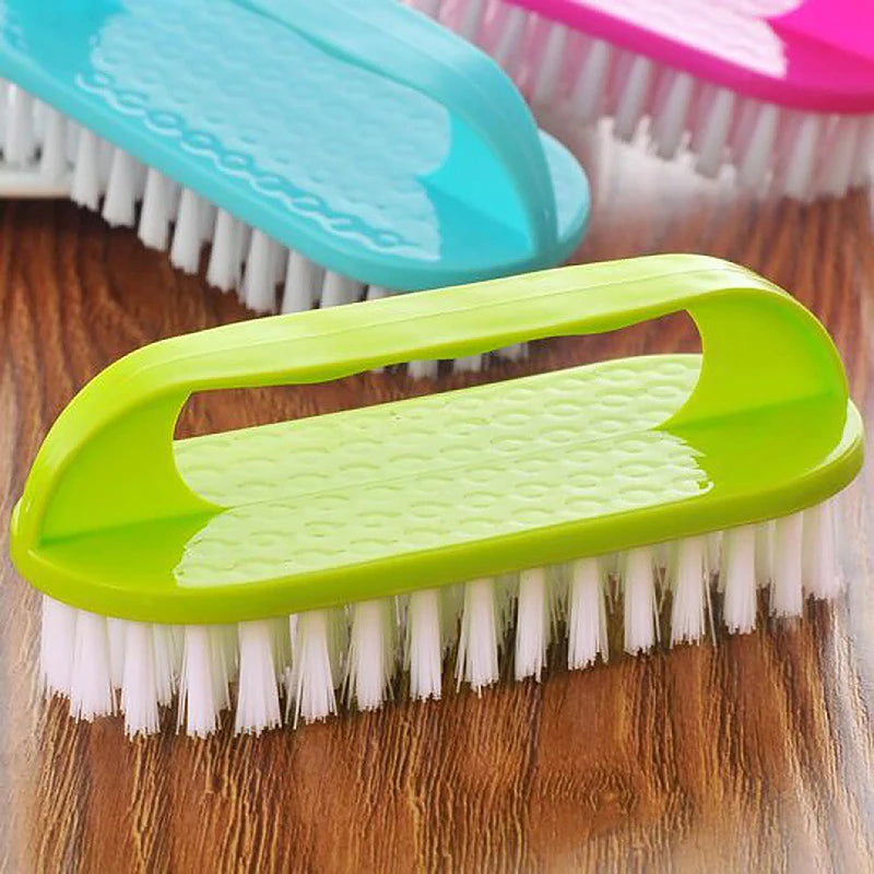 Random Scrubbing Brush Soft Bristle Laundry Clothes Shoes Scrub Brush Portable Plastic Hands Cleaning Brush