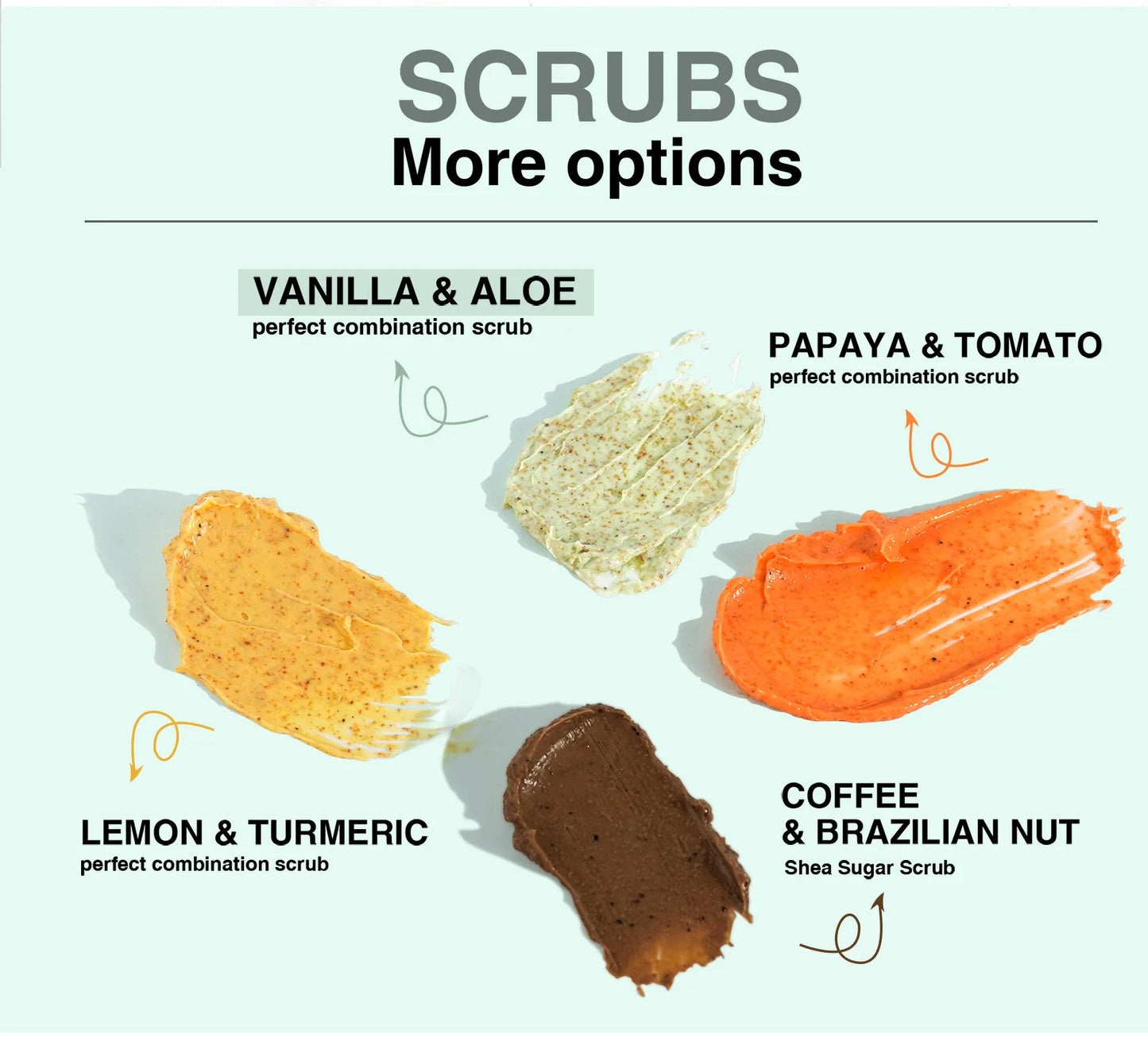 Natural Body Scrub - Moisturizing and Exfoliating Body, Face, Hand, Foot Scrub - Lightening, Fine Lines & Wrinkles, Skin Glowing