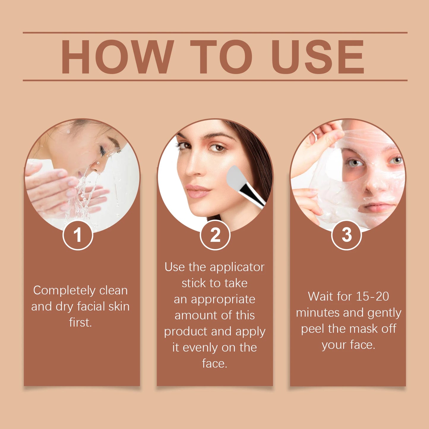 Collagen Peel Off Mask Face Deep Cleansing Moisturizing Shrink Pores Oil-Control Hydrating Beauty Health Skin Care Facial Mask