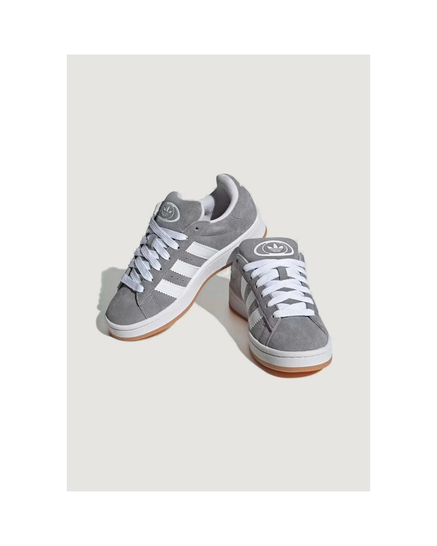 Adidas Women's Gray Leather Sneaker - 40 EU