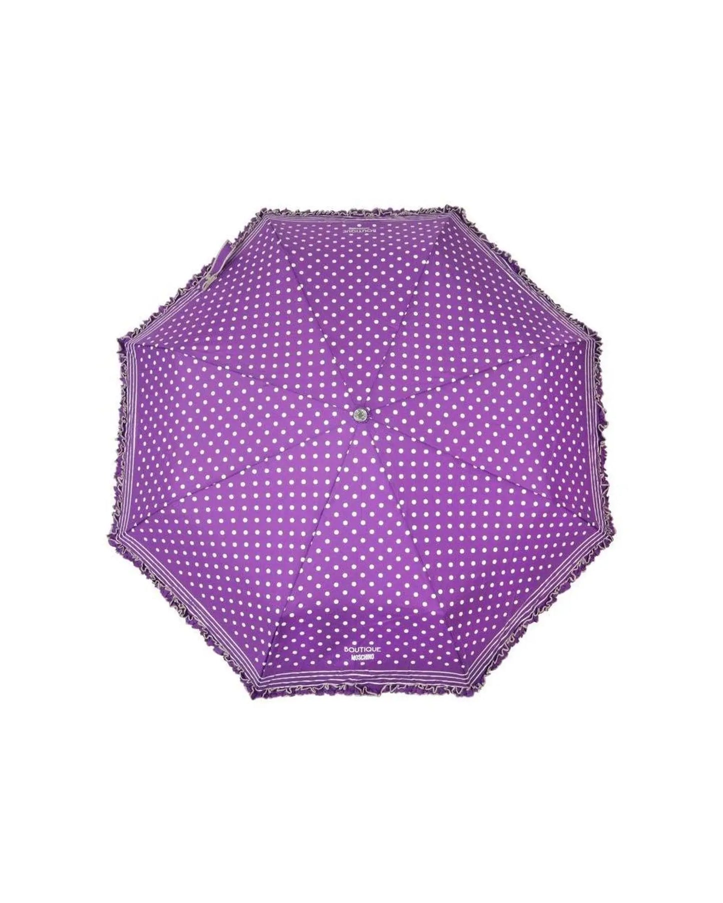 Polka Dots Umbrella with Automatic Opening and Closing by Moschino One Size Women Femina Worldwide