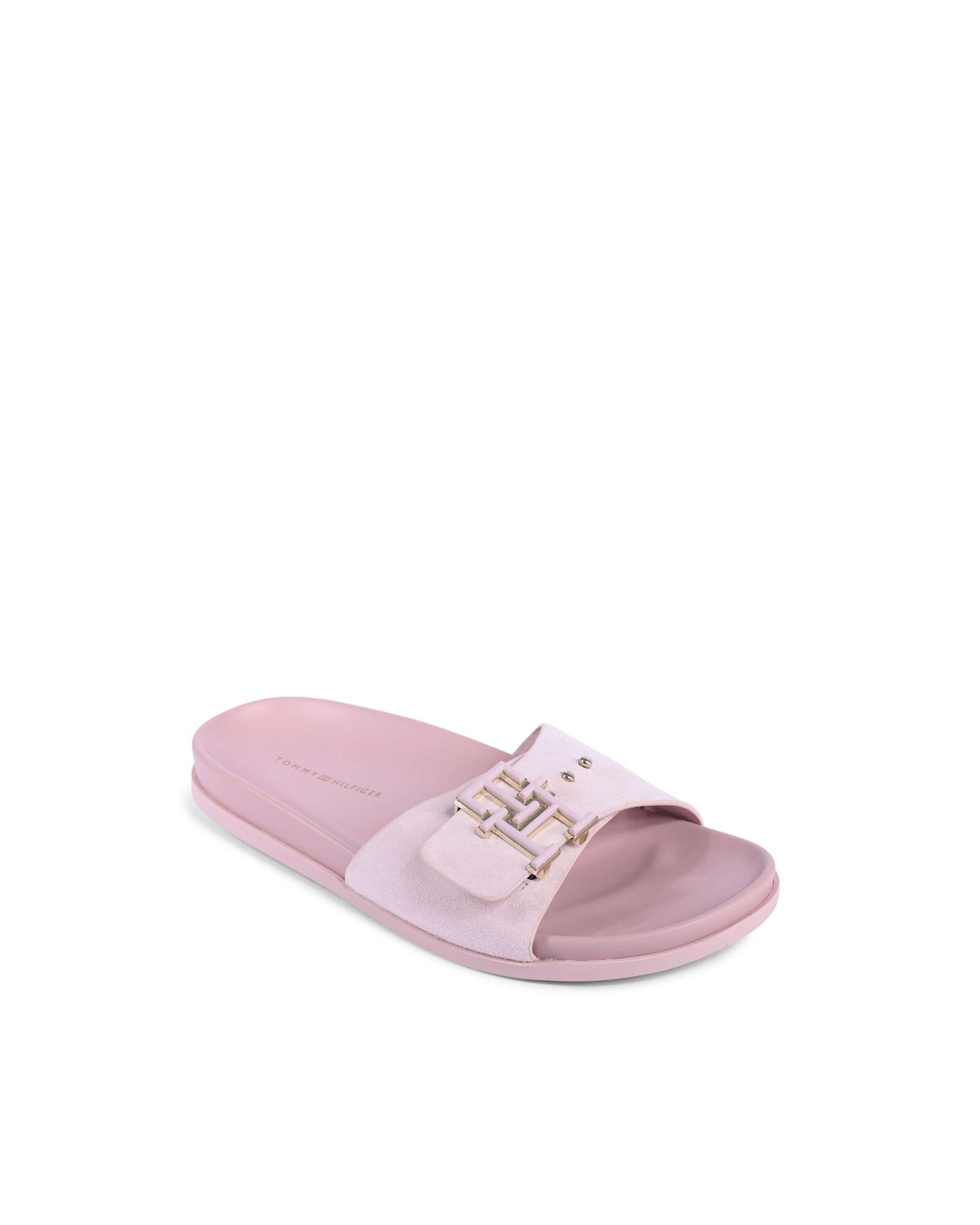 Suede Buckle Slides - 41 EU