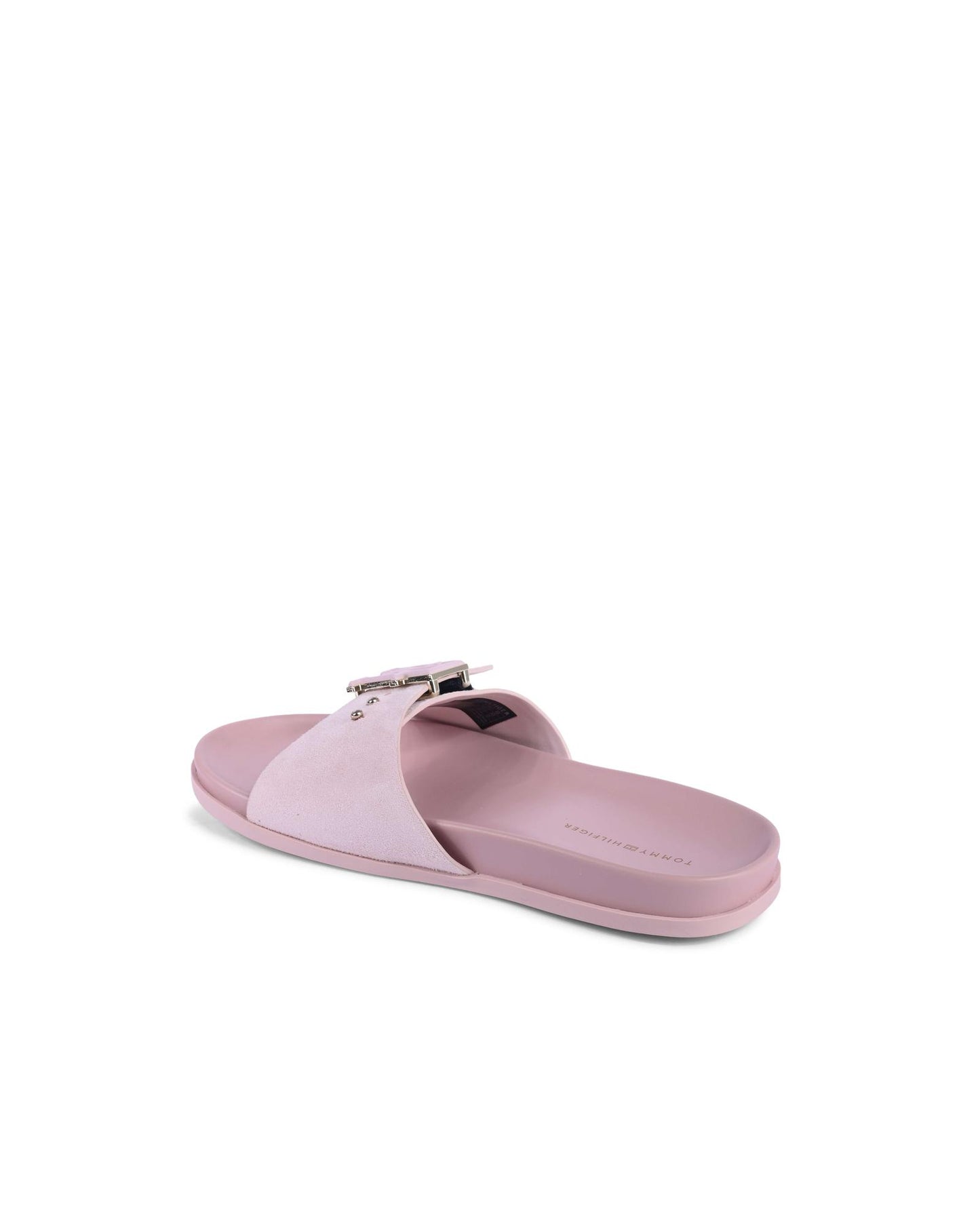 Suede Buckle Slides - 41 EU