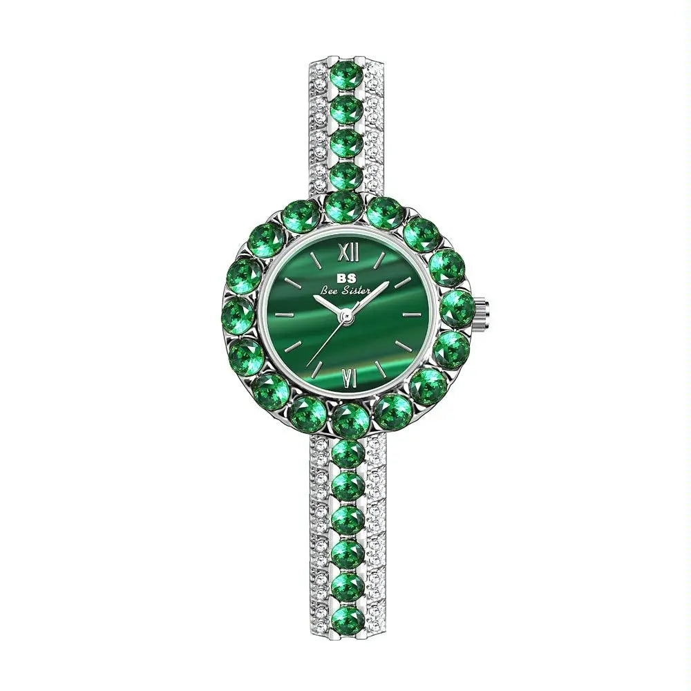 Retro Malachite Texture Watch for Women - Small and Elegant - Gold Femina Worldwide