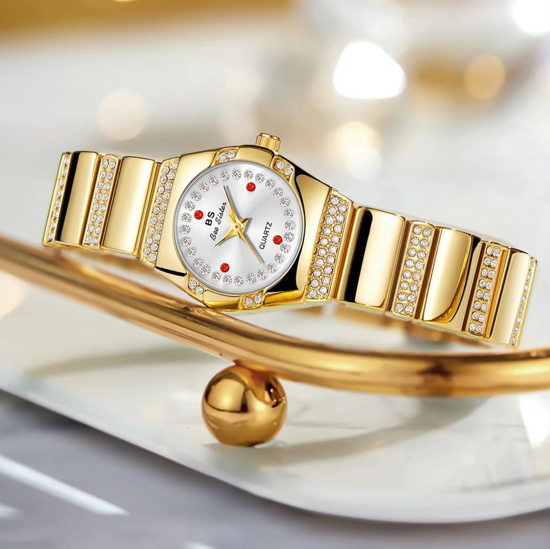 Timeless Diamond Women Watch - Classic Design - Silver Black