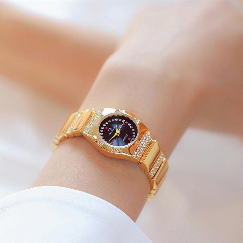 Timeless Diamond Women Watch - Classic Design - Silver Black