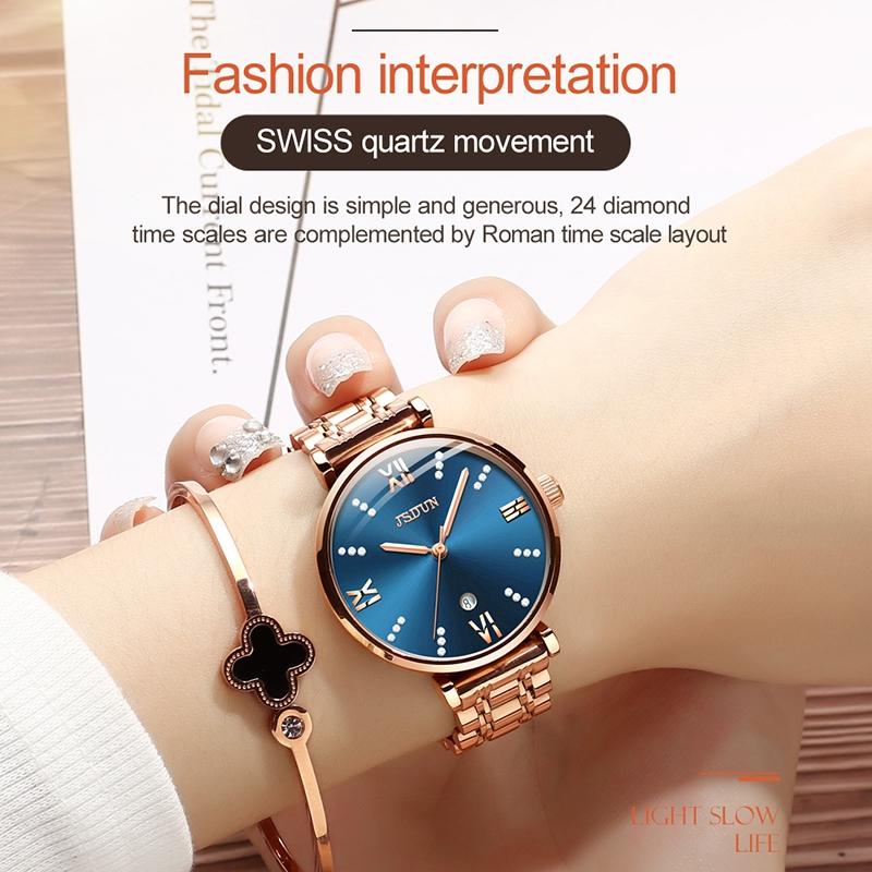Stylish Waterproof Quartz Watch for Women - Ultra-thin Design - White
