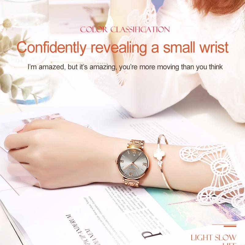 Stylish Waterproof Quartz Watch for Women - Ultra-thin Design - White