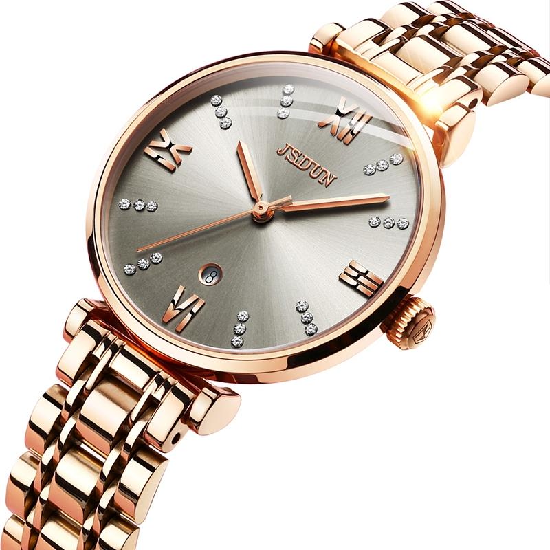 Stylish Waterproof Quartz Watch for Women - Ultra-thin Design - White