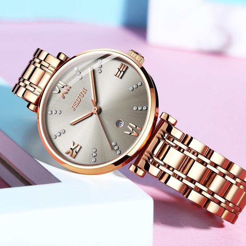 Stylish Waterproof Quartz Watch for Women - Ultra-thin Design - White