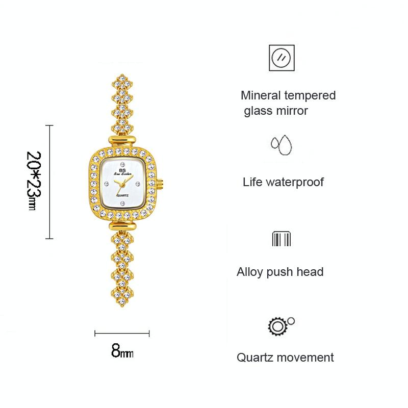 Diamond Bracelet Watch for Women - Elegant and Timeless - Rose Gold