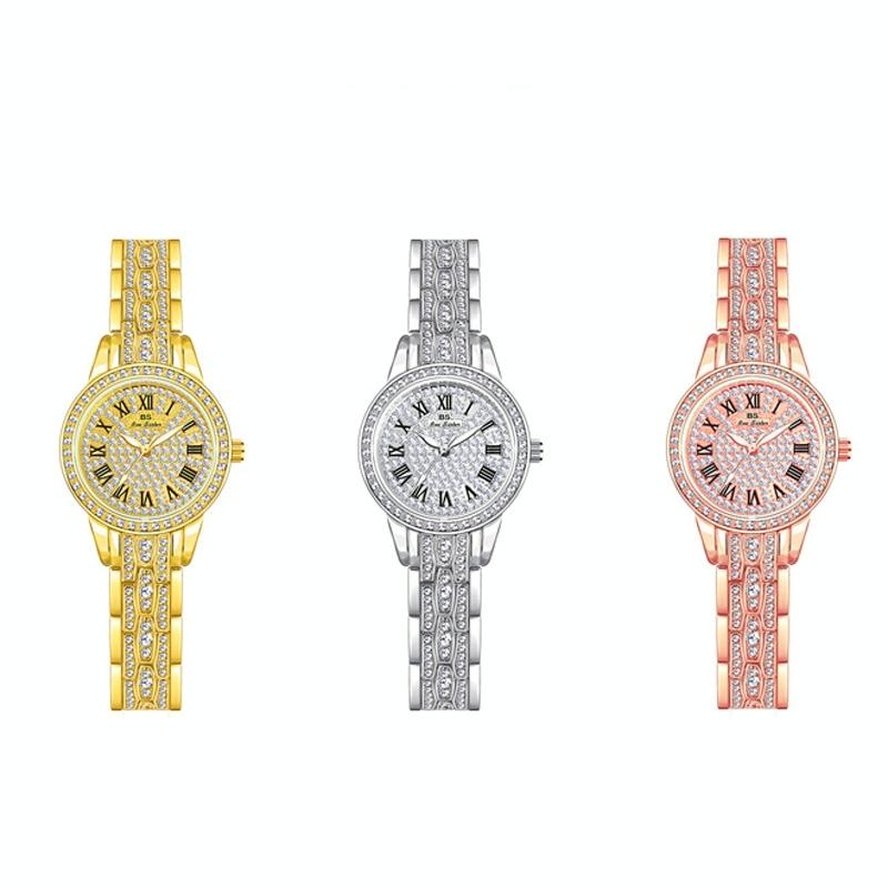 Diamond Chain Women Watch - Elegant and Stylish - Rose Gold