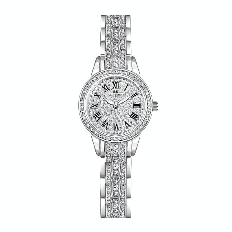 Diamond Chain Women Watch - Elegant and Stylish - Rose Gold
