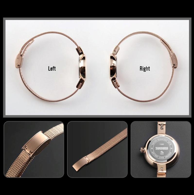 Lightweight Steel Band Women Quartz Watch - Business Casual - Silver