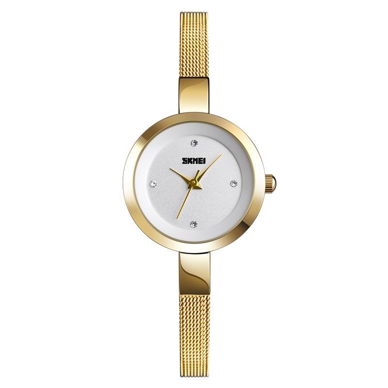 Lightweight Steel Band Women Quartz Watch - Business Casual - Silver
