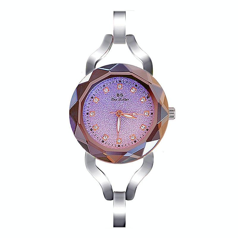 Sparkling Aurora Star Diamond Chain Watch for Women - Rose Gold