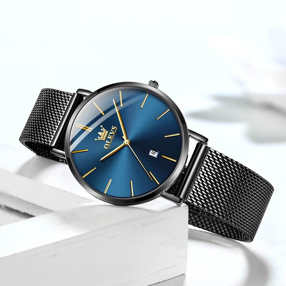 Waterproof Women Quartz Watch with Steel Strap - White + Rose Gold