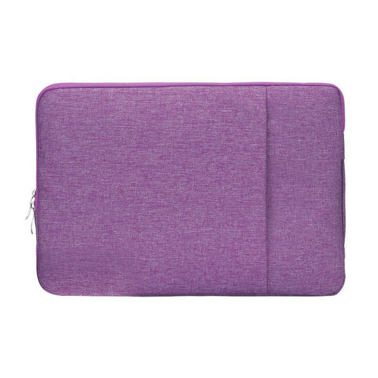 Denim Laptop Liner Bag for Business - Purple