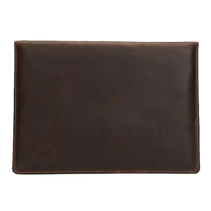 13.3 Genuine Leather Business Laptop Bag For Macbook Samsung Sony Dell Alienware Chuwi Asus Hp - Universal - Yellow Femina Worldwide