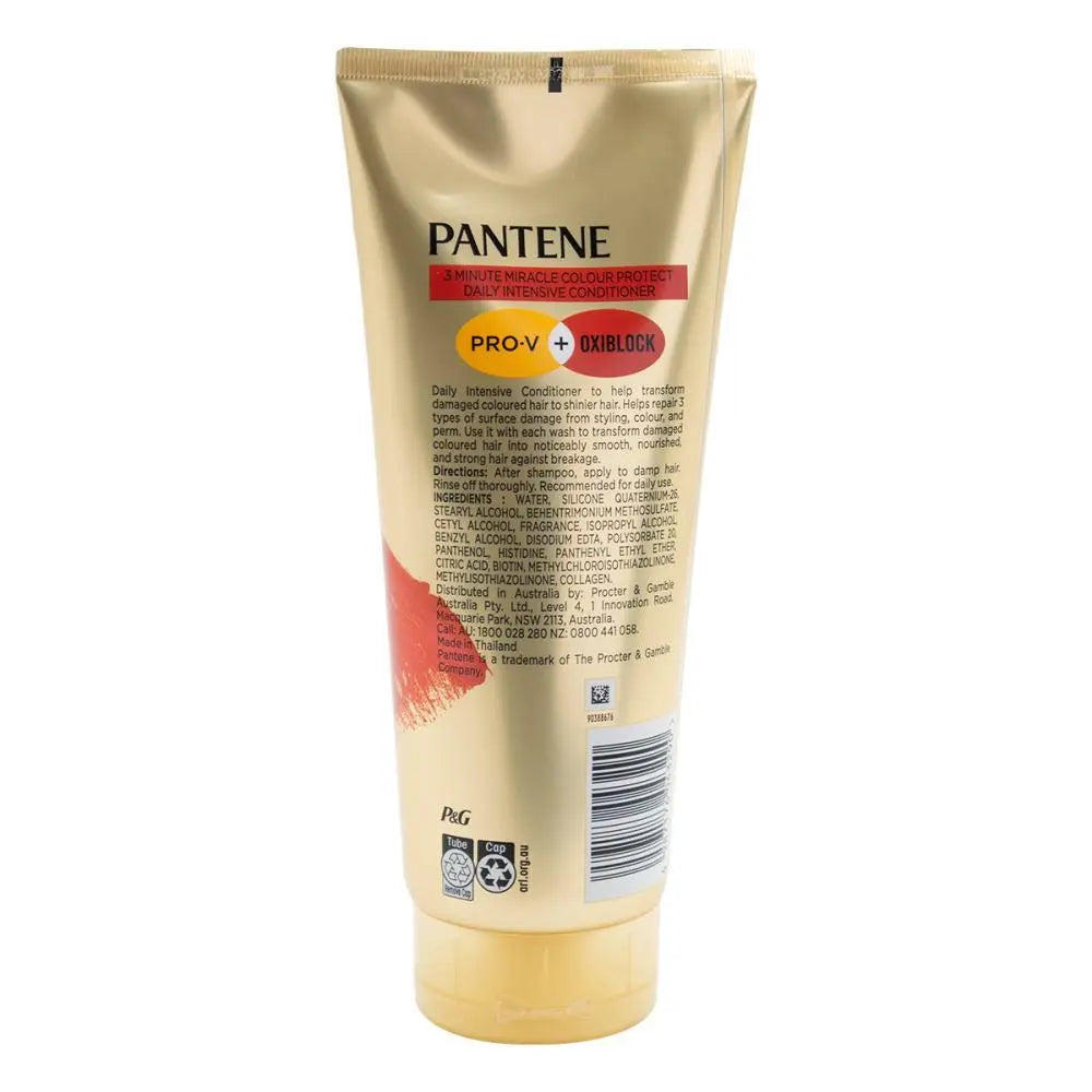 Pantene 400ml 3 Minute Miracle Colour w Oxiblock Intensive Conditioner Femina Worldwide
