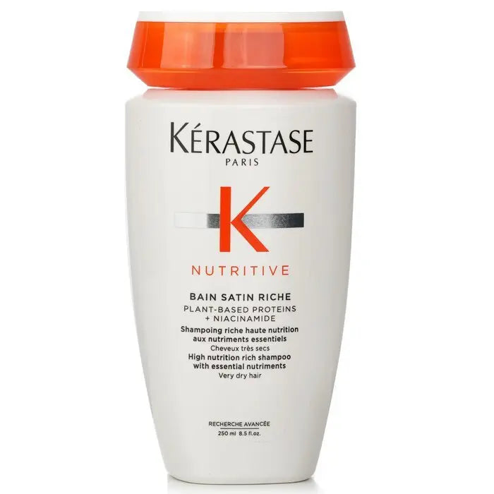 Kerastase Nutritive Bain Satin Riche High Nutrition Rich Shampoo With Essential Nutriments (Very Dry Hair) 250ml/8.5oz Femina Worldwide