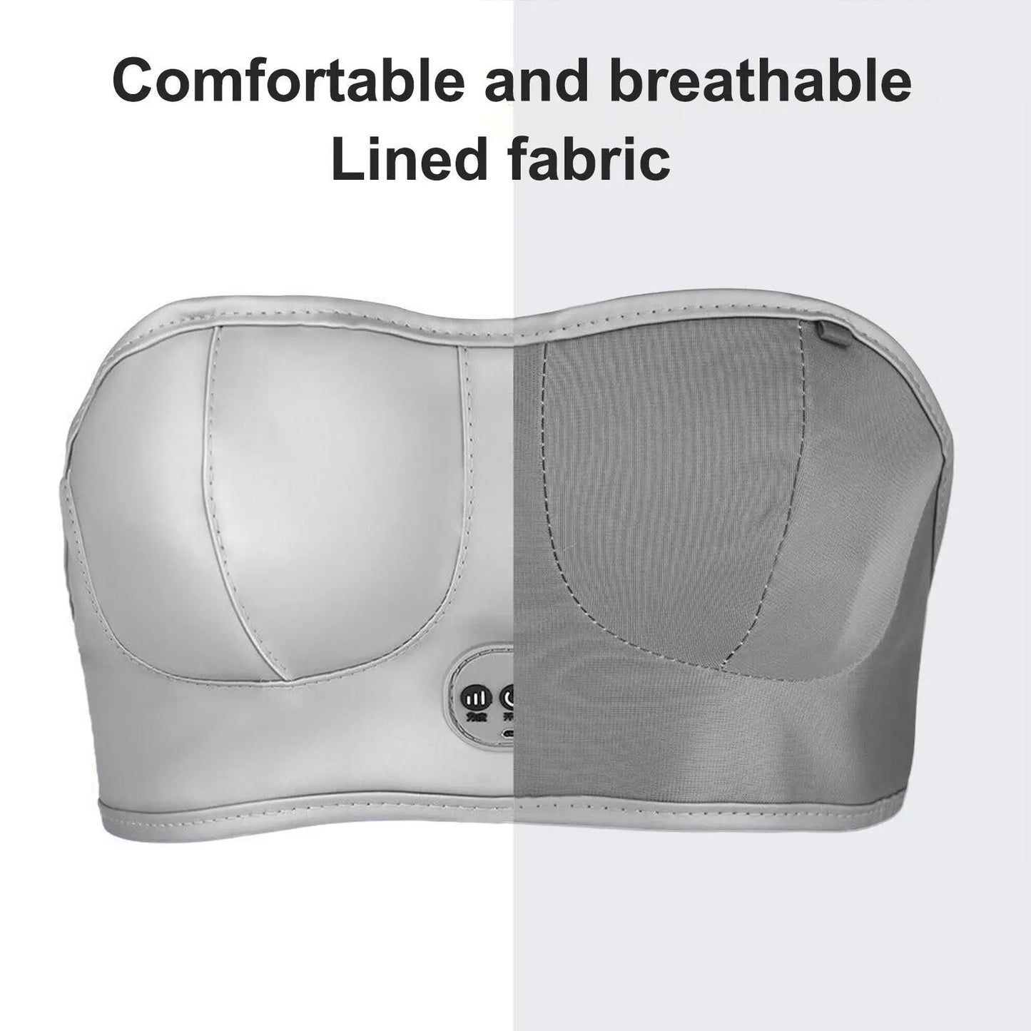 Electric Breast Massager Bra - Wireless, Comfortable Vibration Massage for Relaxation and Circulation Femina Worldwide