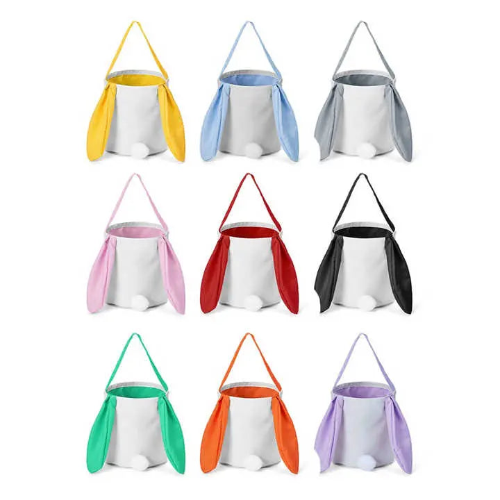 Black Adorable Easter Bunny Ear Tote Bag - Stylish Rabbit-Themed Candy Bag Femina Worldwide