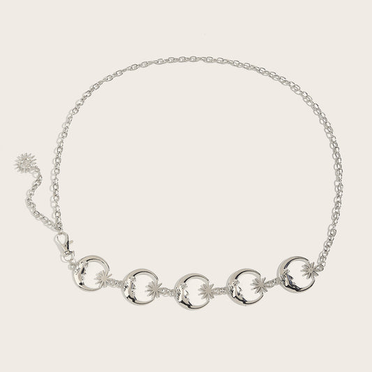 2 PCS (Style 4)Statement Body Chain Belt - Women's Sun Flower Waist Jewelry