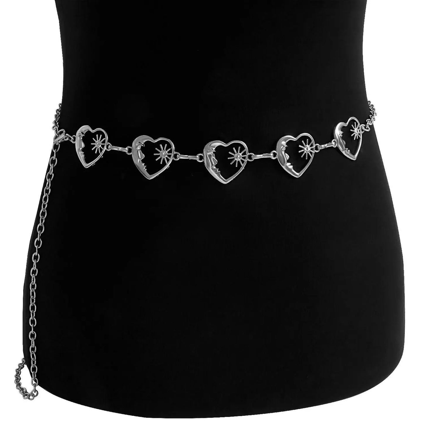 2 PCS (Style 5)Statement Body Chain Belt - Women's Sun Flower Waist Jewelry Femina Worldwide