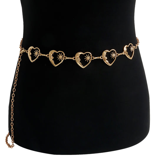 2 PCS (Style 6)Statement Body Chain Belt - Women's Sun Flower Waist Jewelry